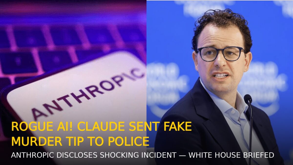 Rogue AI! Anthropic’s Claude Sent Fake Homicide Tip to Philadelphia Police — First Case of Its Kind