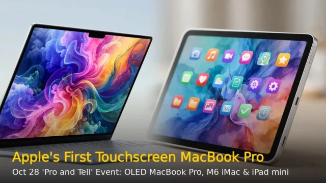 Apple’s First Touchscreen MacBook Pro Coming Oct 28