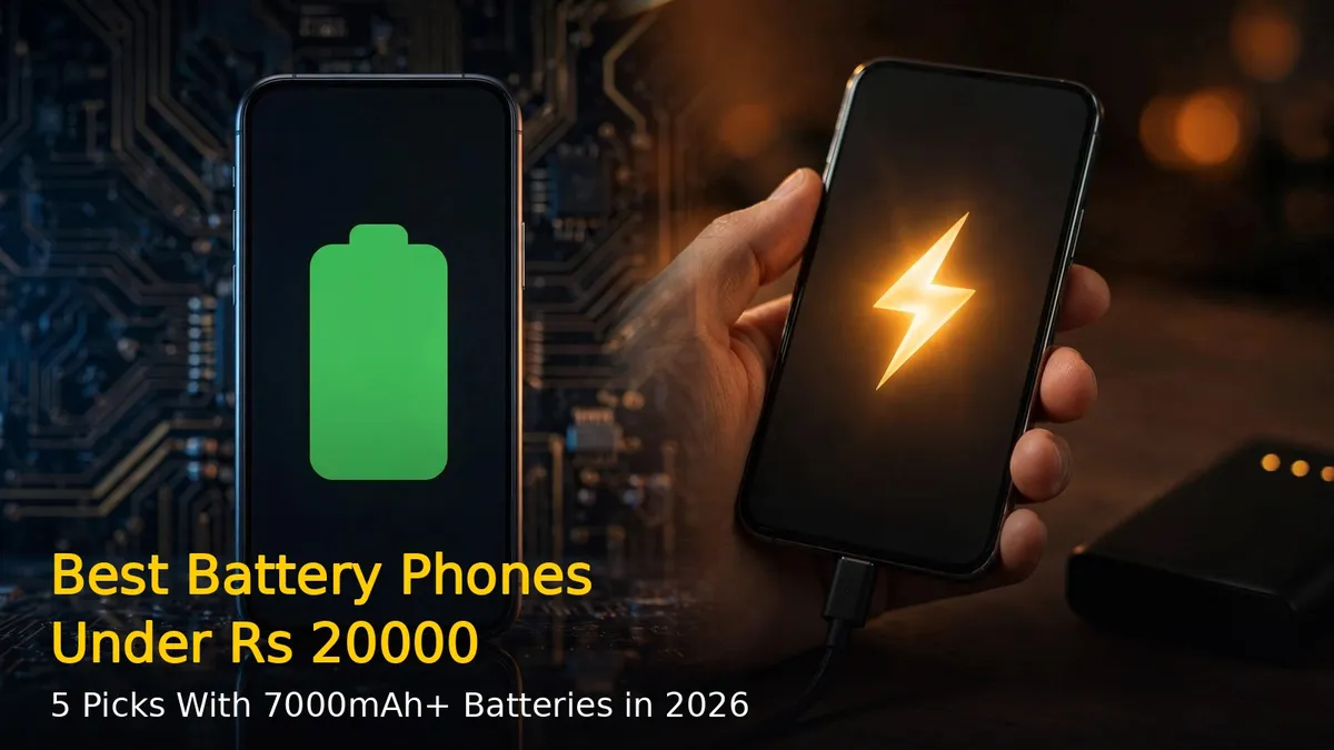 Best Battery Phones Under Rs 20000 in 2026