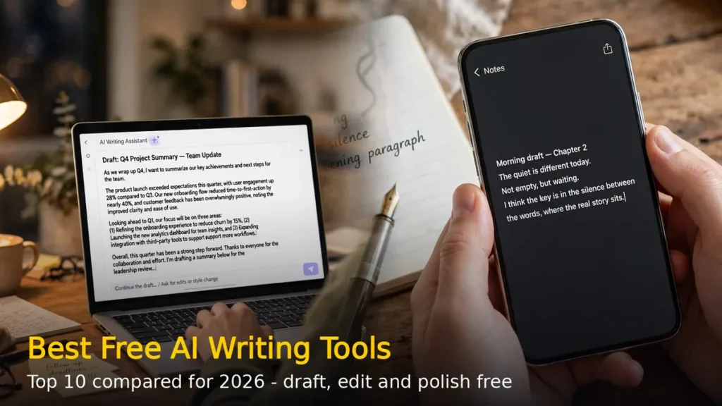 Best Free AI Writing Tools in 2026: Top 10 Compared