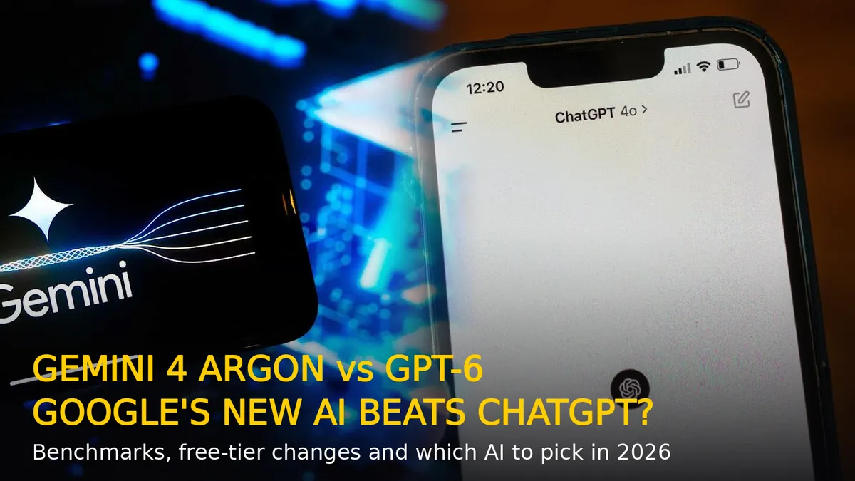 Gemini 4 Argon vs ChatGPT GPT-6: Which AI Wins in 2026