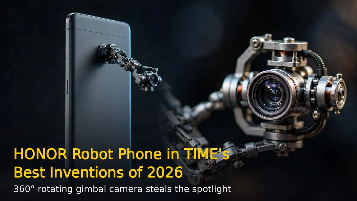 HONOR Robot Phone Makes TIME’s Best Inventions 2026