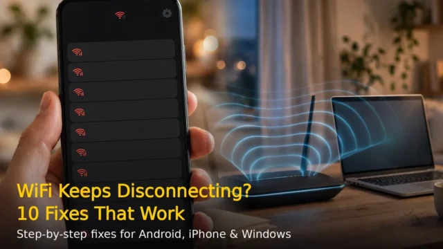 WiFi Keeps Disconnecting? 10 Fixes That Work in 2026
