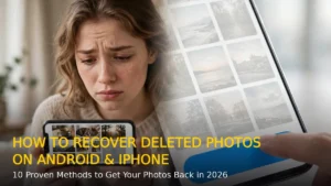 How to Recover Deleted Photos on Android & iPhone (2026 Guide)