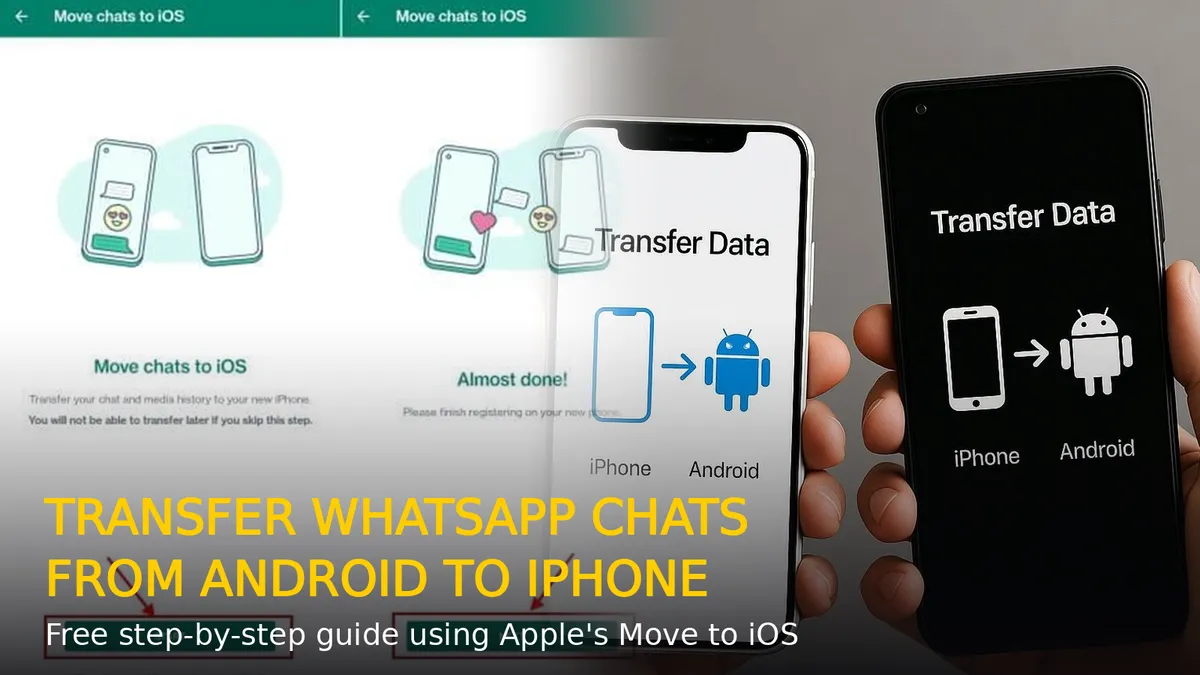 Transfer WhatsApp from Android to iPhone: 2026 Guide