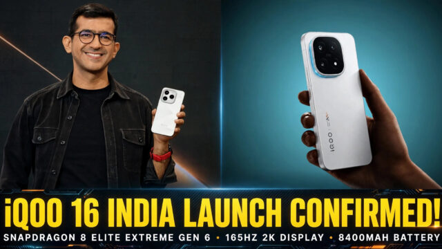 iQOO 16 India Launch Confirmed at IMC 2026: Snapdragon 8 Elite Extreme Gen 6, 165Hz 2K Display, 8,400mAh Battery — Expected Price & Specs