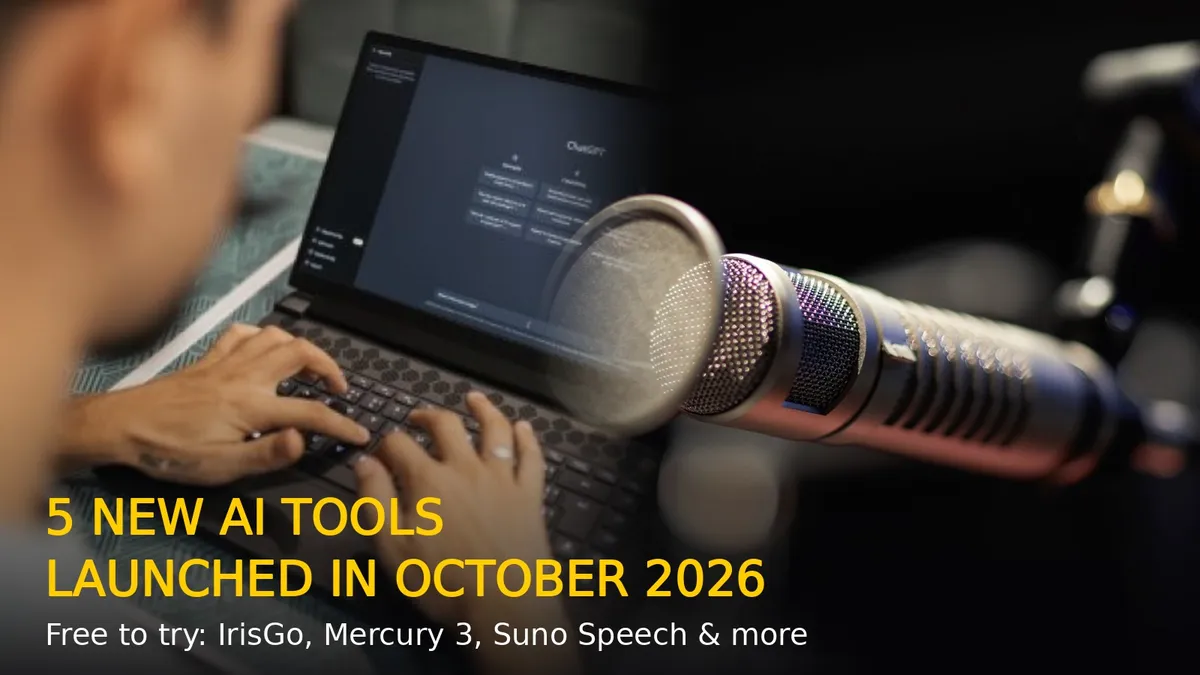 5 New AI Tools Launched in October 2026 (Free to Try)