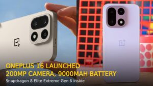 OnePlus 16 Launched: Snapdragon 8 Elite Extreme Gen 6, 200MP Camera, 9000mAh Battery — Full Specs, Features & Price