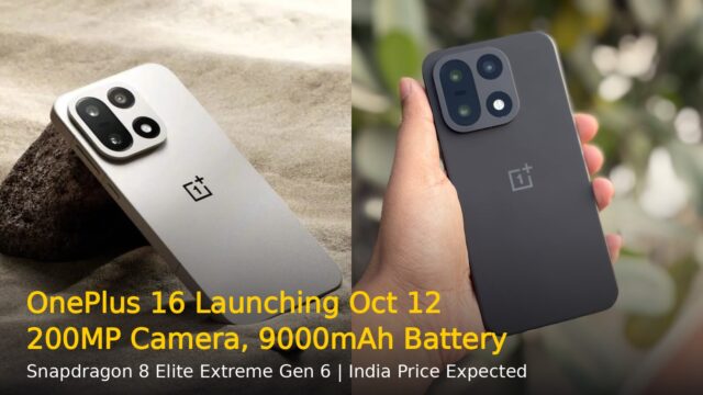 OnePlus 16: Launch Date, Specs, Expected Price in India