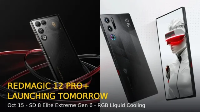 RedMagic 12 Pro+ Launching Tomorrow: Snapdragon 8 Elite Extreme Gen 6, RGB Liquid Cooling, Expected Price