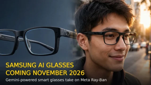 Samsung Gemini AI Smart Glasses Launching November 2026